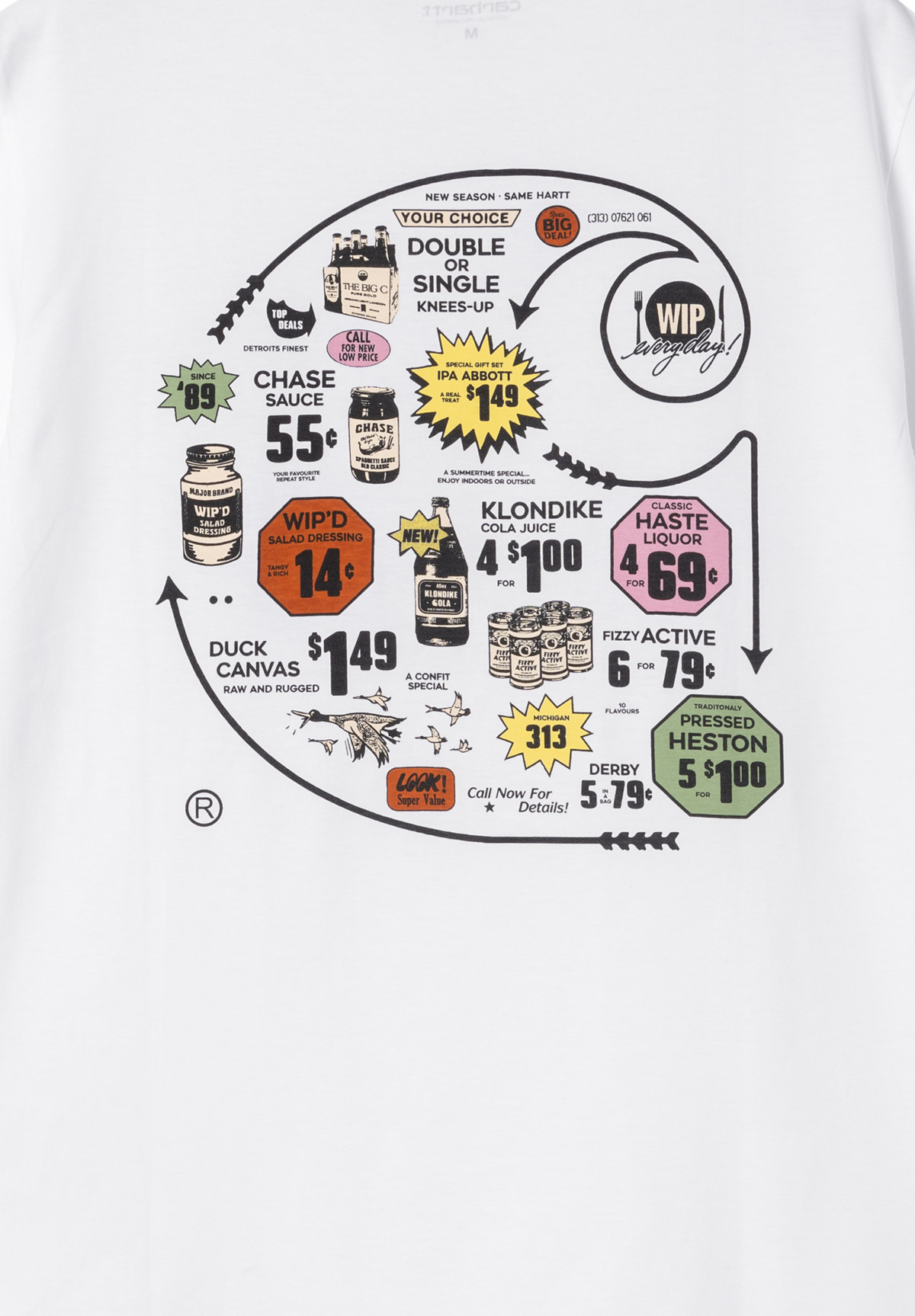Carhartt WIP S/S Catalogue C T-Shirt White
