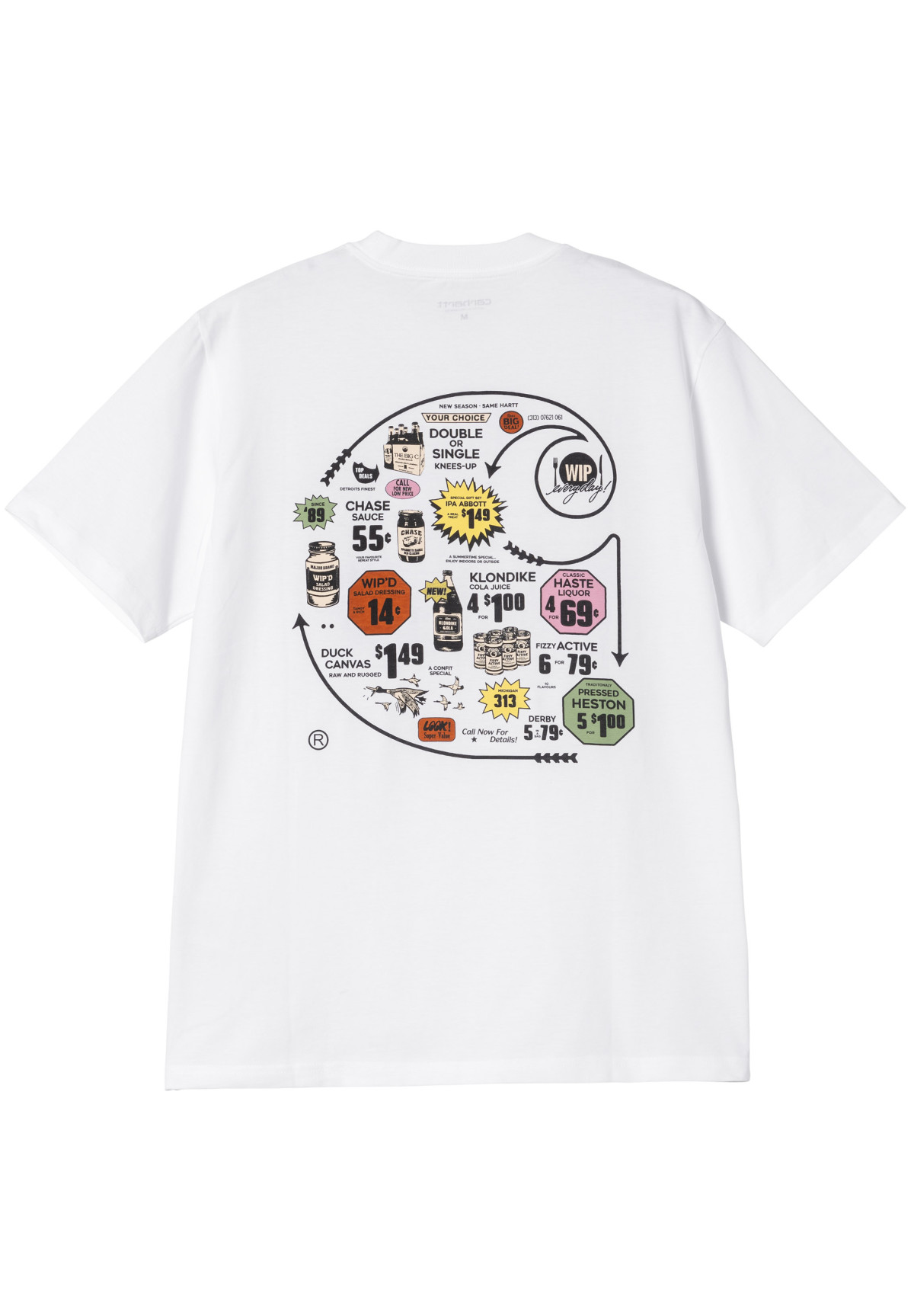 Carhartt WIP S/S Catalogue C T-Shirt White