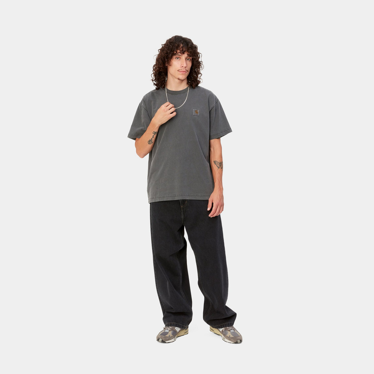 Carhartt WIP S/S Nelson T-Shirt Charcoal
