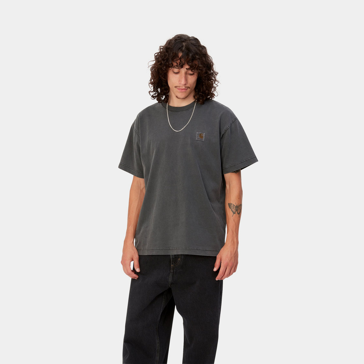 Carhartt WIP S/S Nelson T-Shirt Charcoal