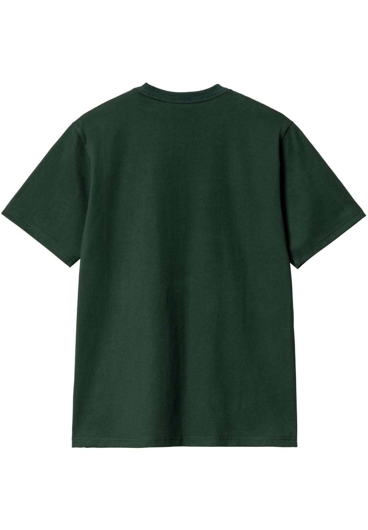 Carhartt WIP S/S University Script T-Shirt Conifer/White