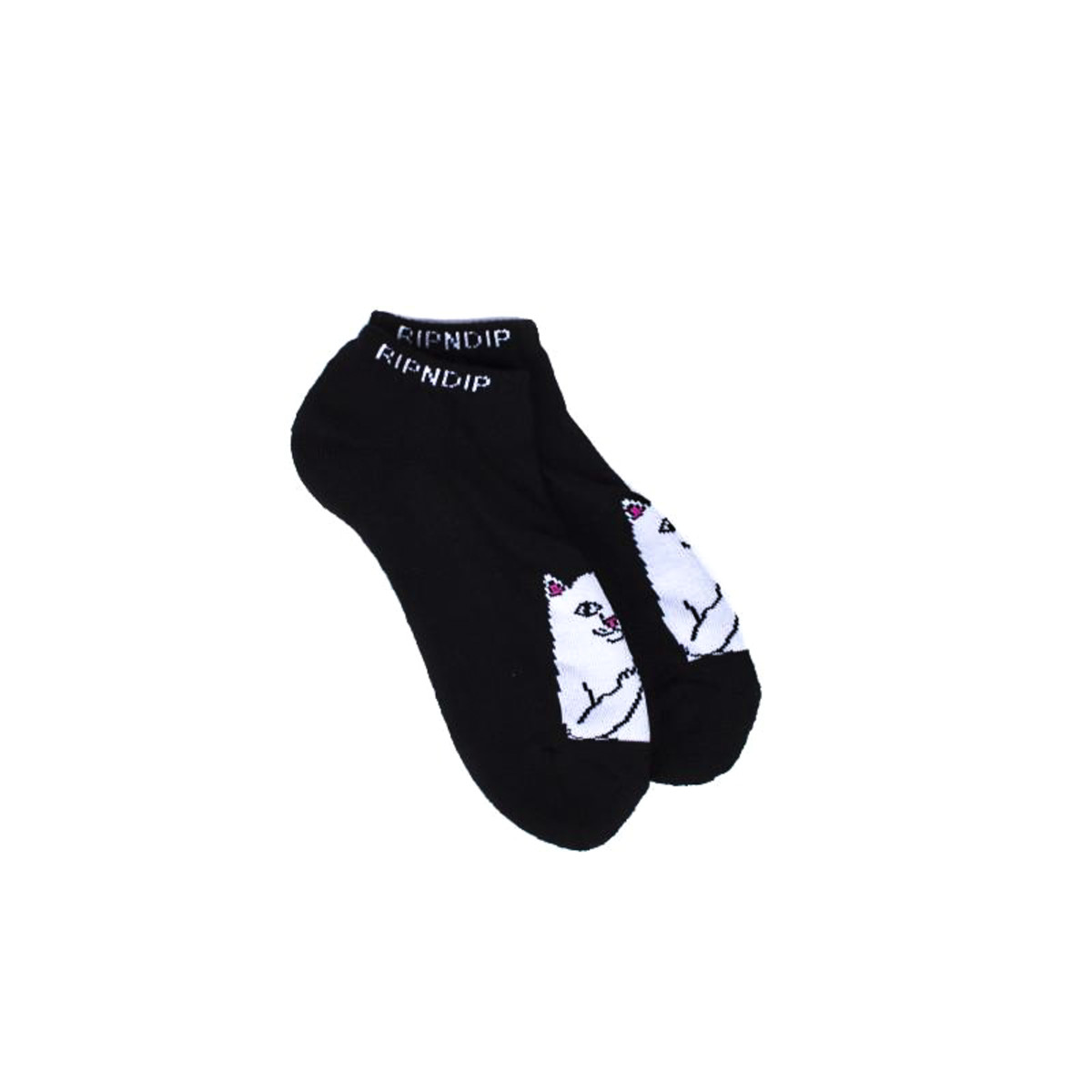 Skarpetki RipNDip Lord Nermal Ankle Low Socks Black