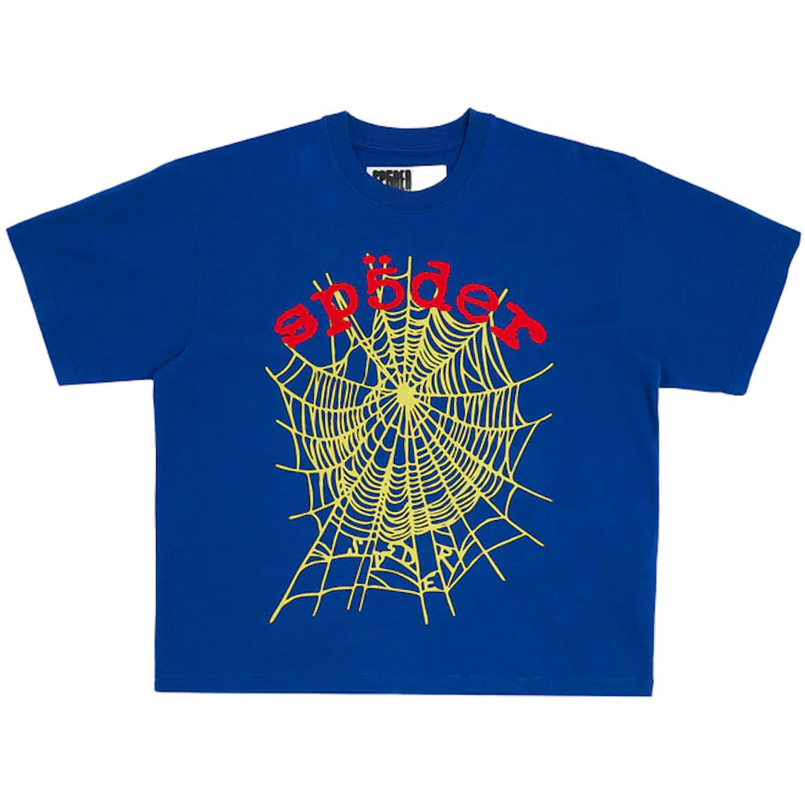 Sp5der OG Logo V2 Heavyweight Tee Navy