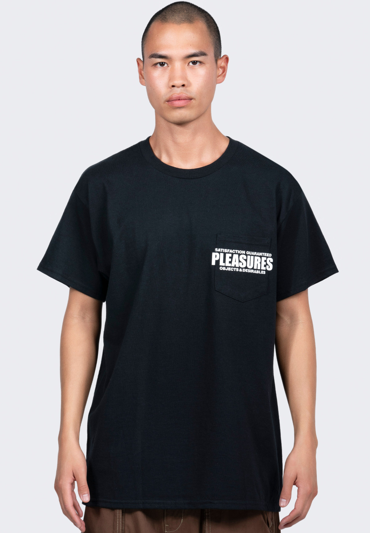 Pleasures Staff Pocket T-Shirt Black