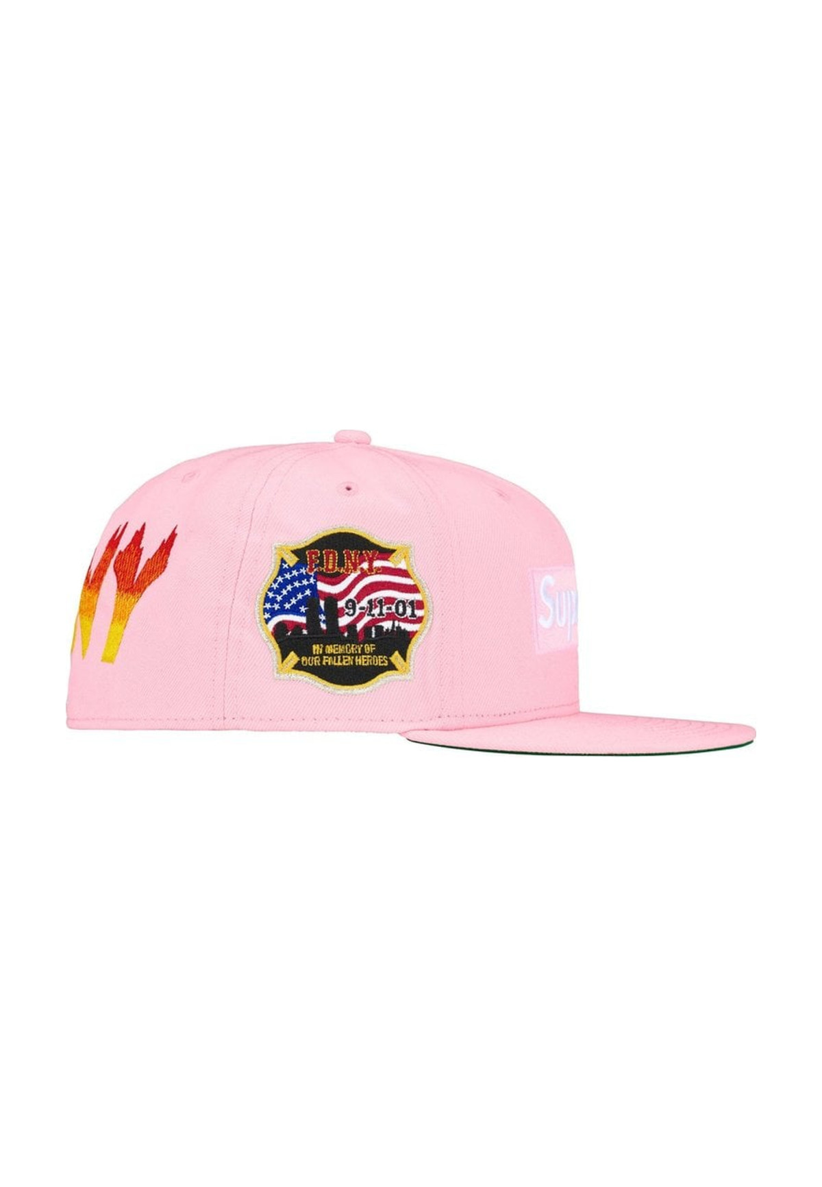 Supreme® x FDNY Box Logo New Era® Pink
