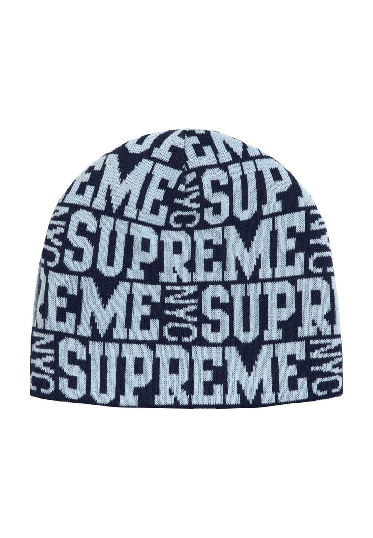 Supreme Reversible Camo Beanie Navy