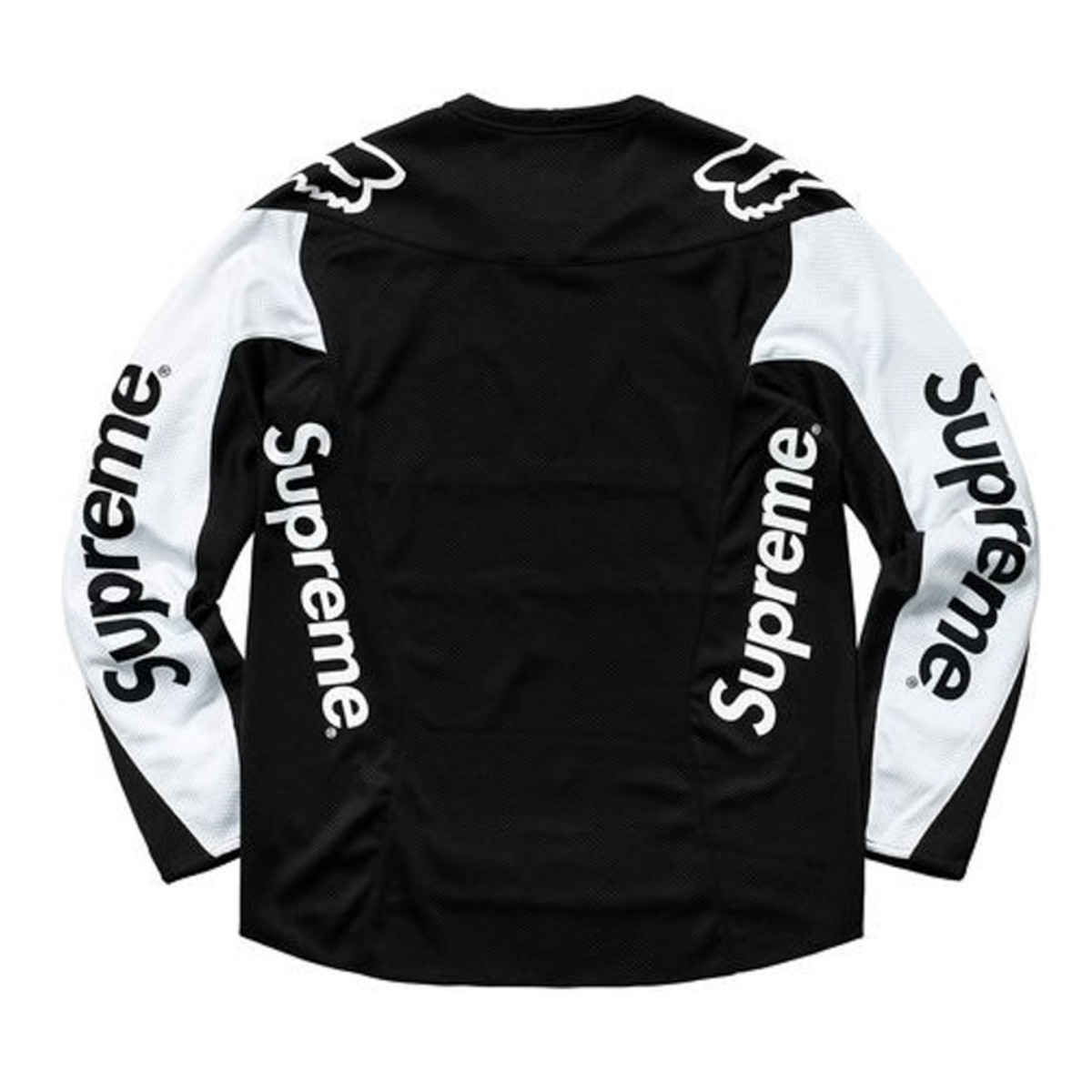 Supreme x Fox Racing Moto Jersey Top Black