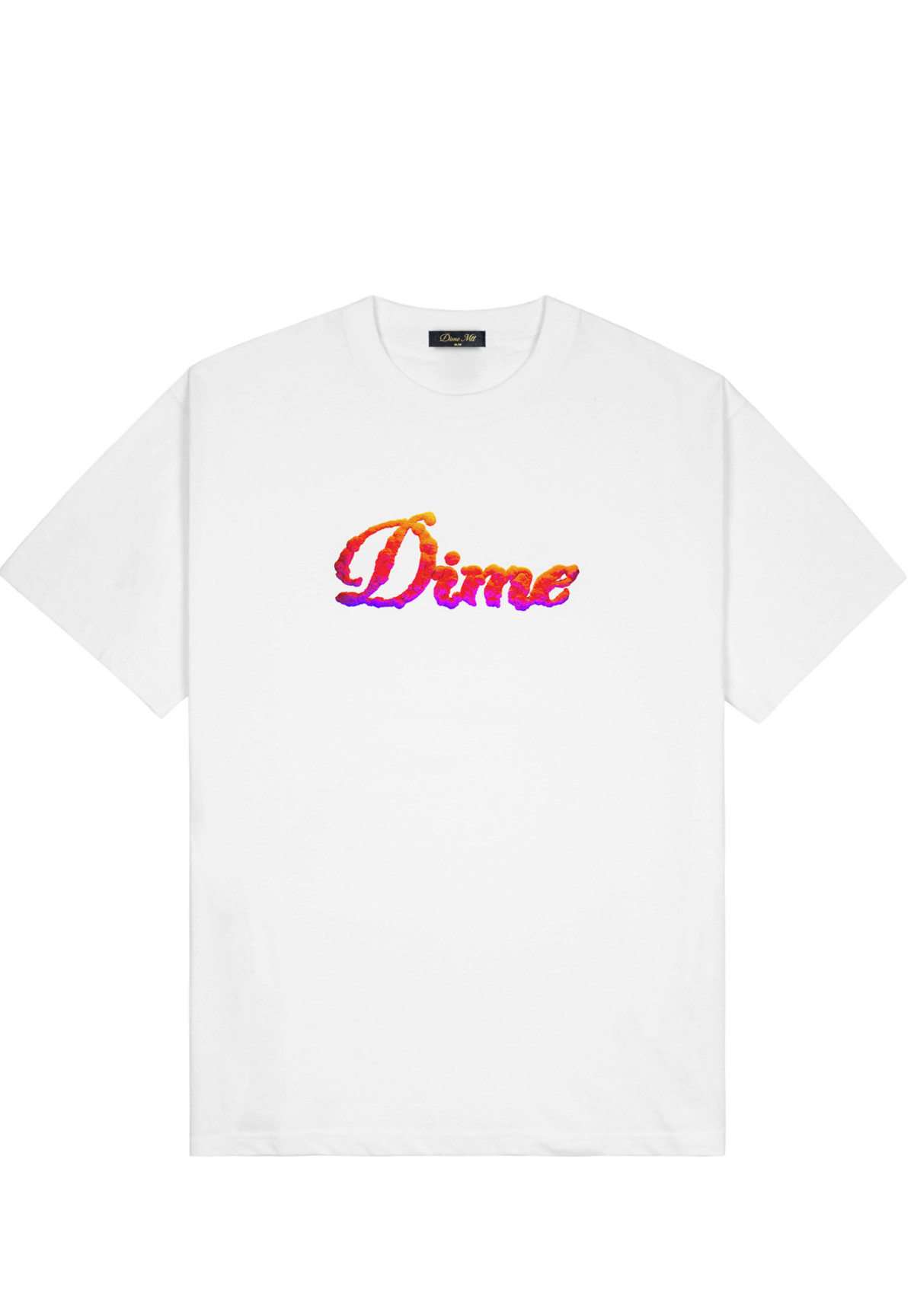 Dime Cursive Cloud T-Shirt White