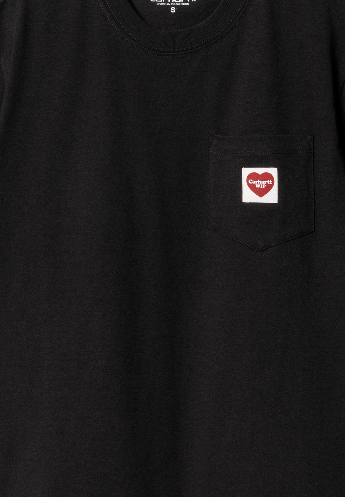 Carhartt WIP W' S/S Pocket Heart T-Shirt Black / Red