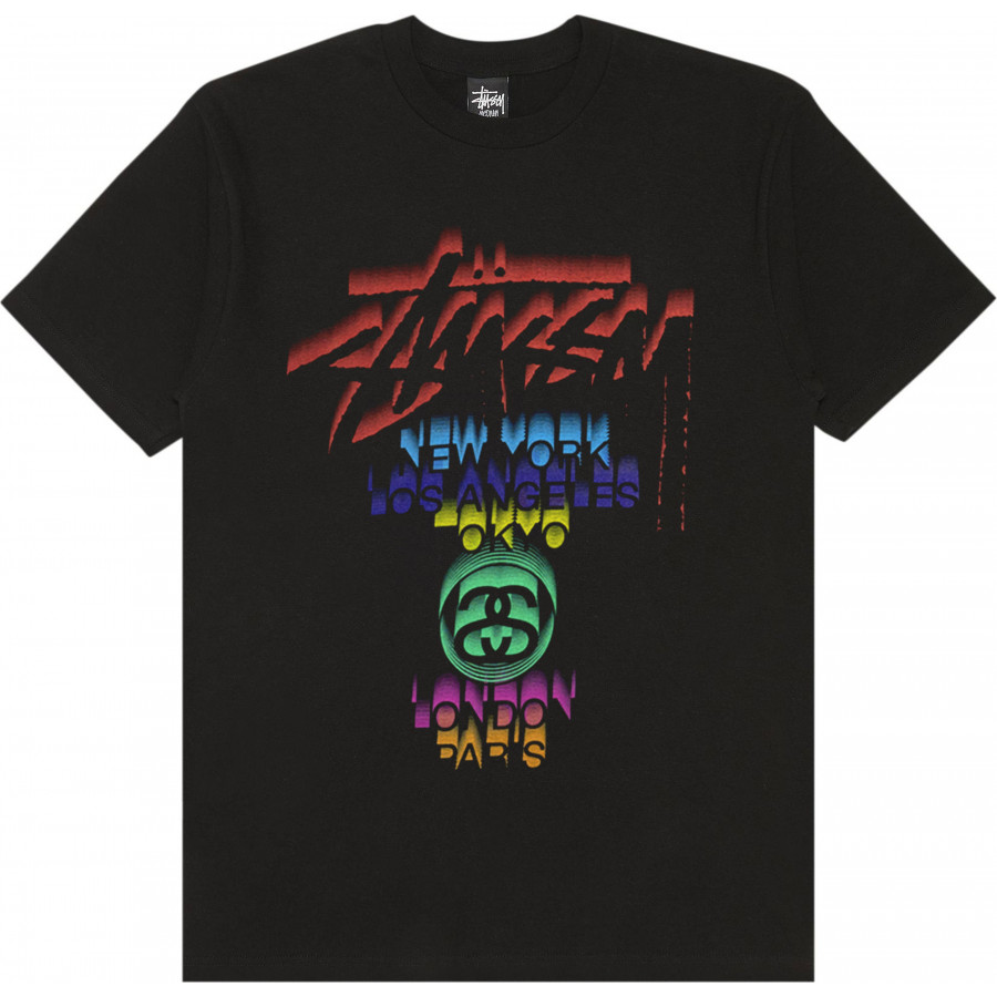 Stussy World Tour Tee Black