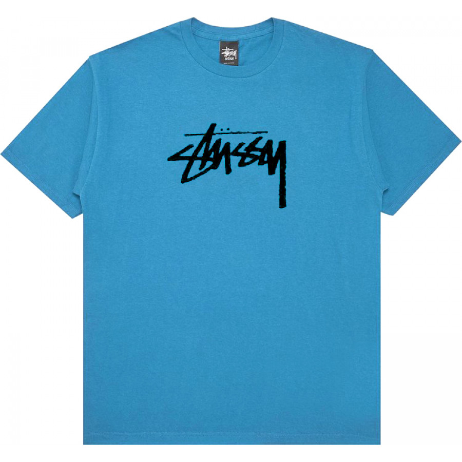 Koszulka Stussy Stock Tee Blue