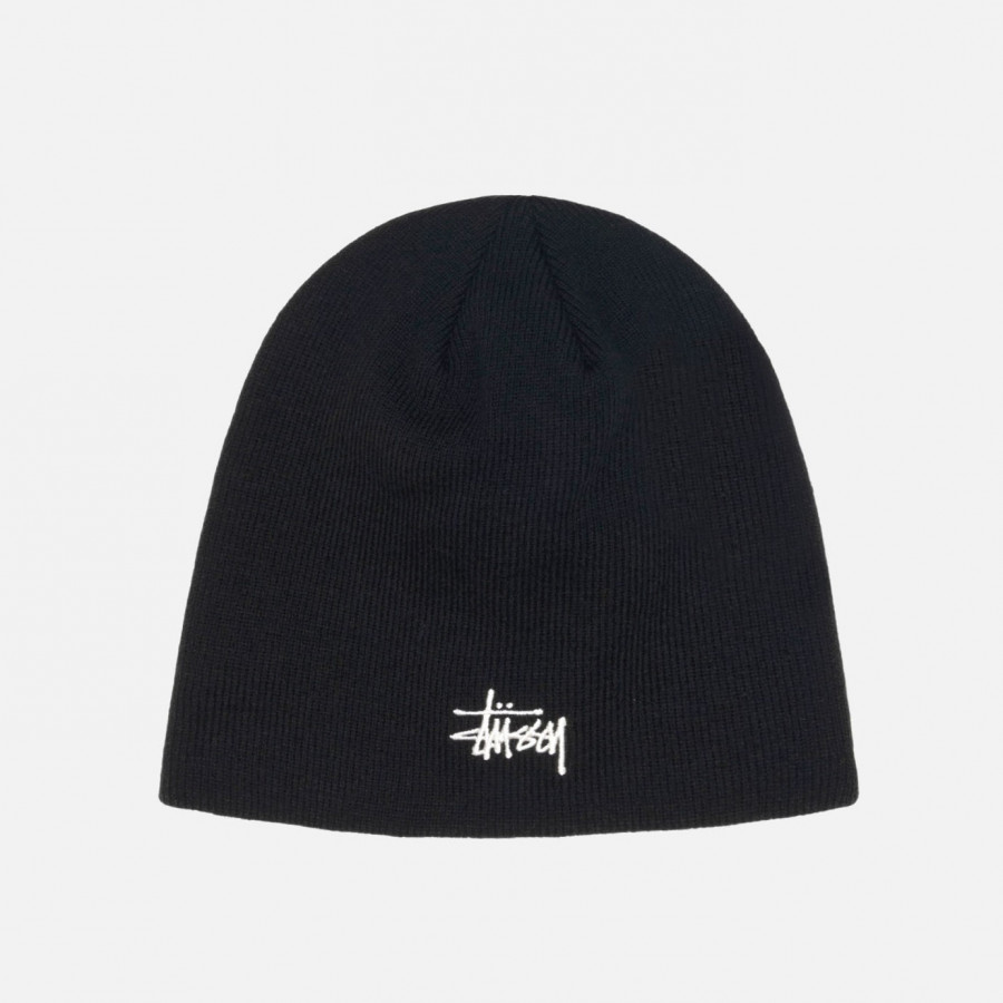 Stussy Basic Skullcap Beanie Black