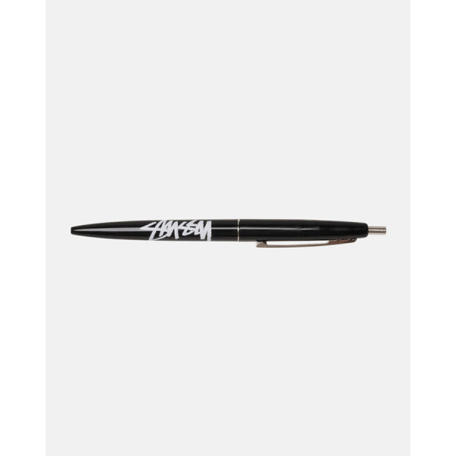 Stussy Bic Clip Pen Black
