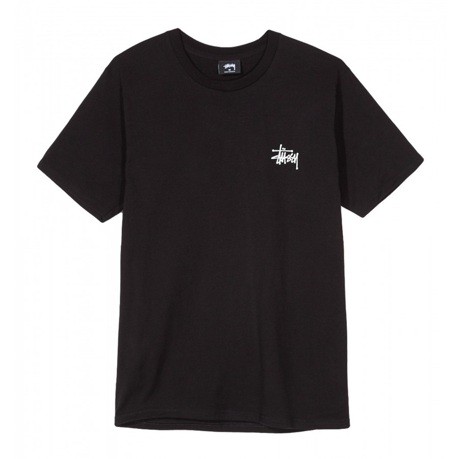 Koszulka Stussy Basic Logo Tee Black