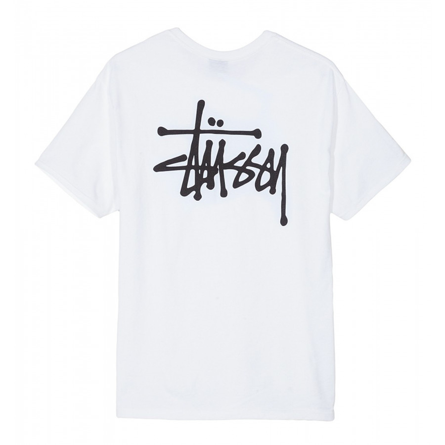 Koszulka Stussy Basic Logo Tee White