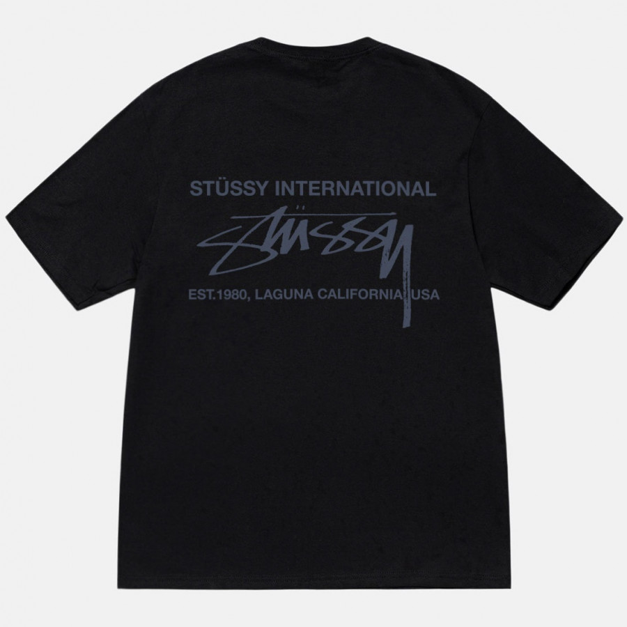 Stussy Smooth Int.Tee Black
