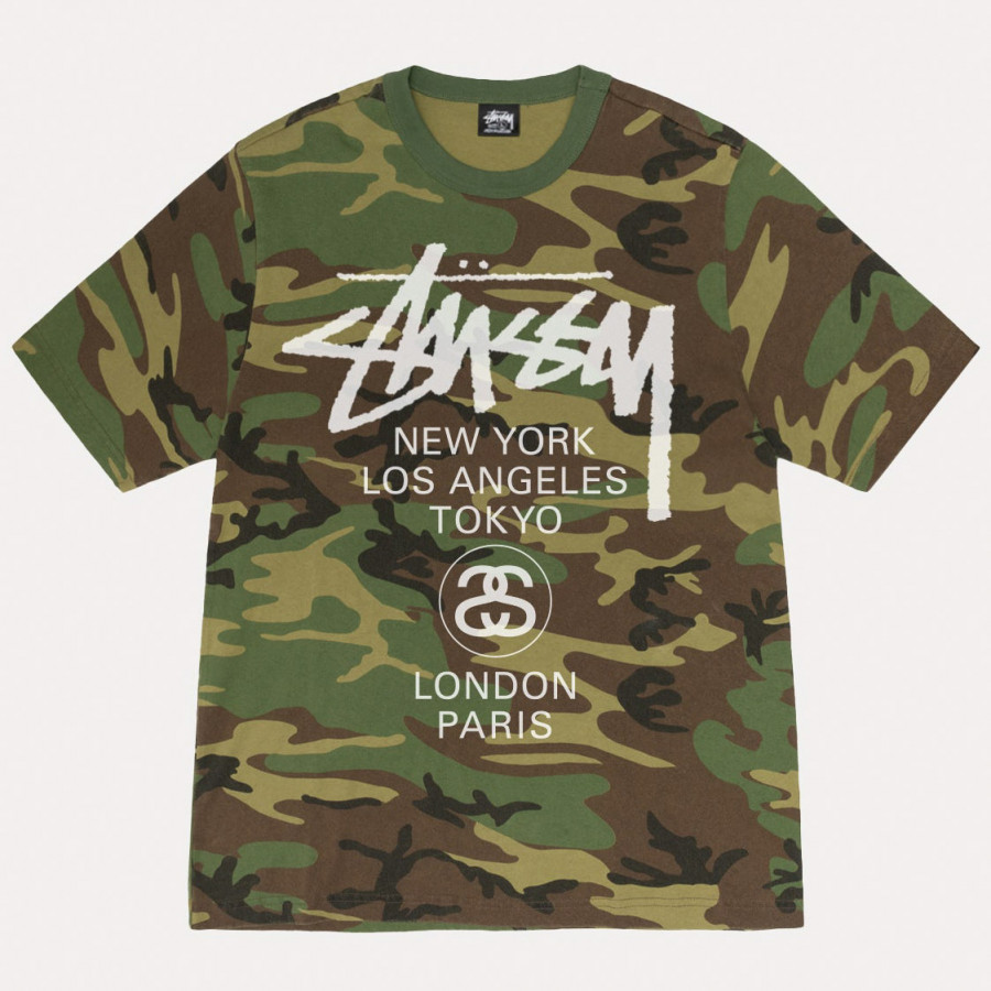 Stussy World Tour Tee Camo