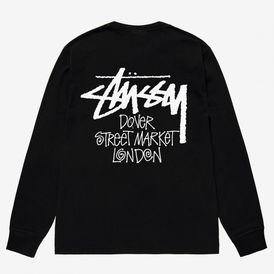 Stussy x DSM London Stock LS Tee Black