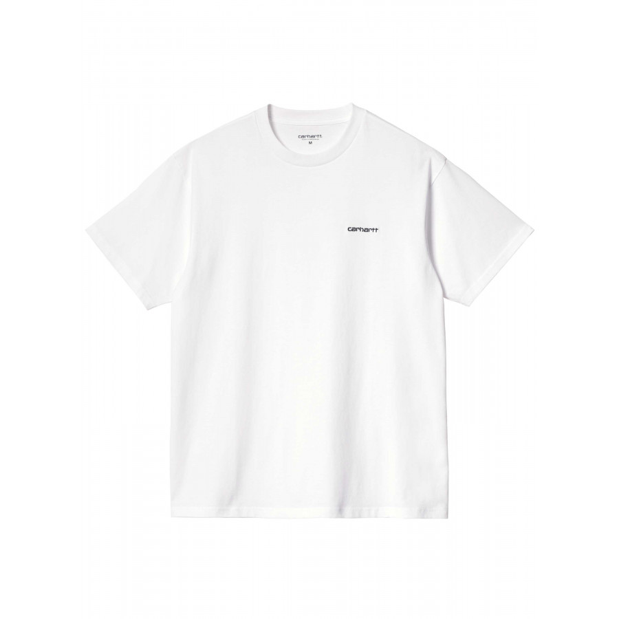 Carhartt WIP S/S Script Embroidery T-Shirt White
