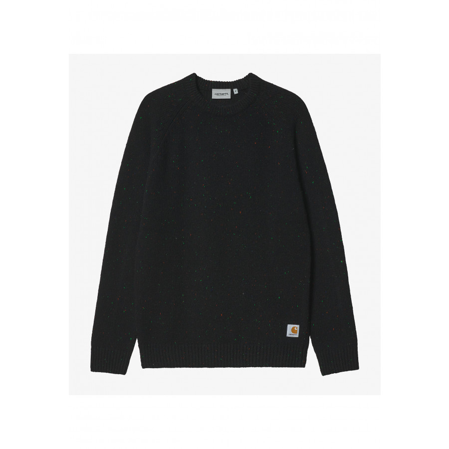 Carhartt WIP Anglistic Sweater Speckled Black