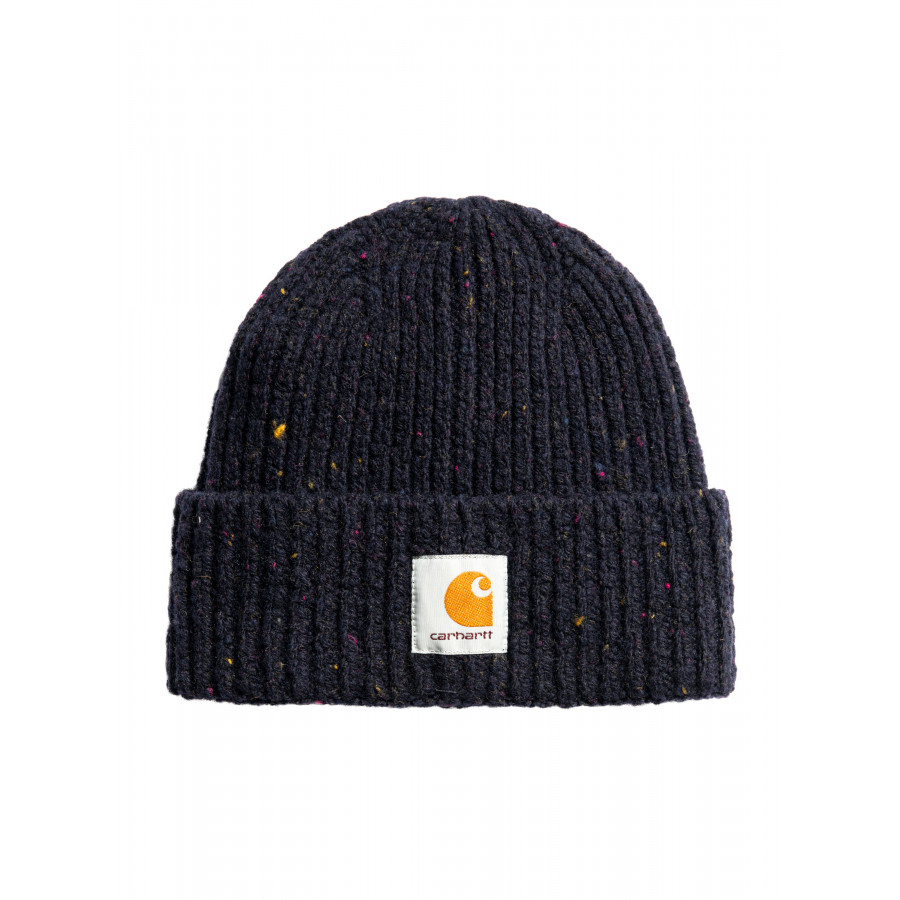 Carhartt WIP Anglistic Beanie Speckled Dark Navy
