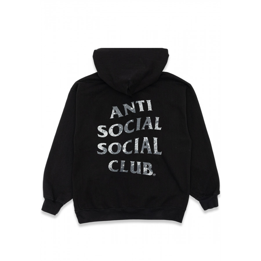 Anti Social Social Club Weathered Hoodie Black