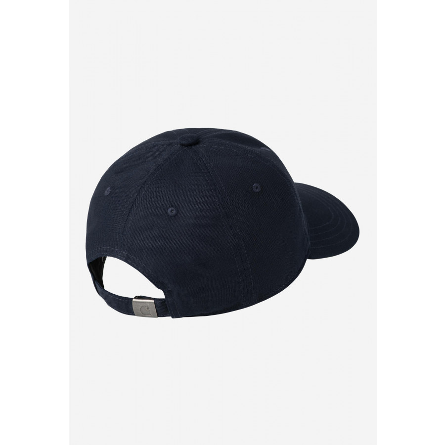 Carhartt WIP Canvas Script Cap Dark Navy / Dark Scarab