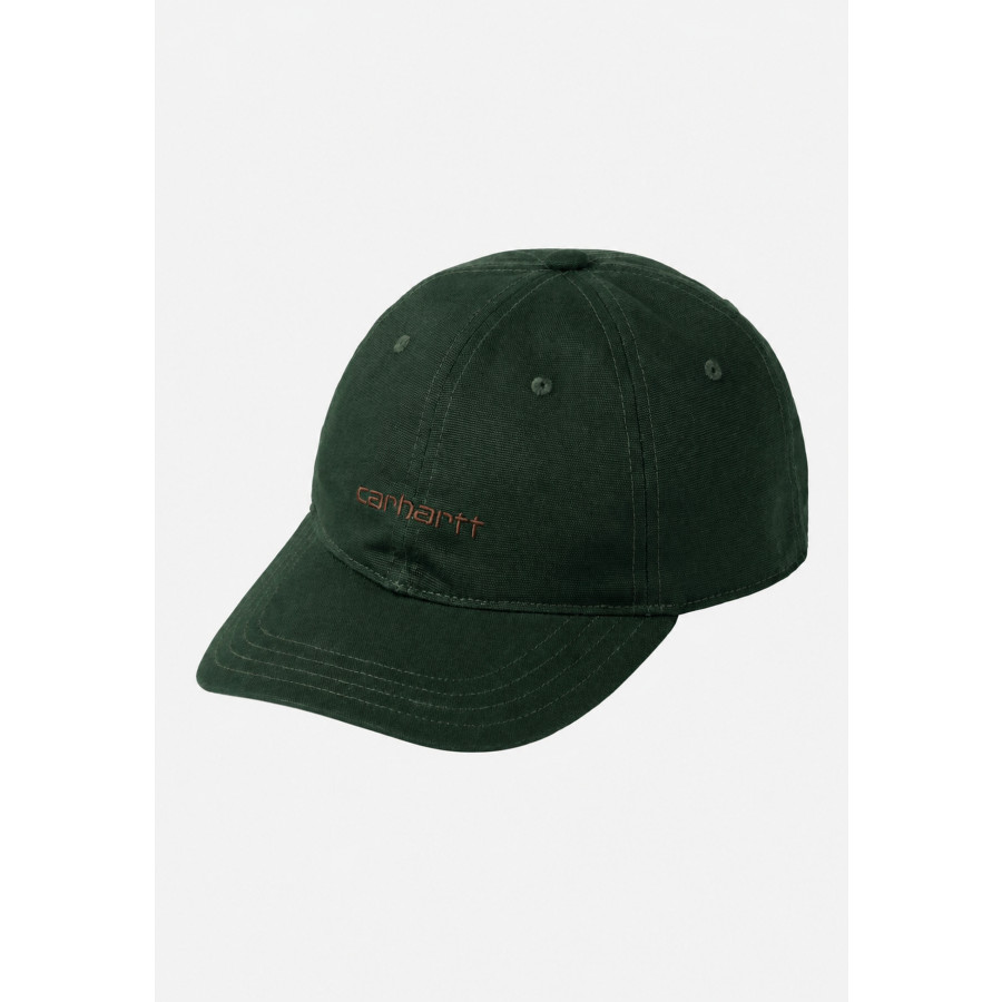 Carhartt WIP Canvas Script Cap Dark Scarab / Palisander