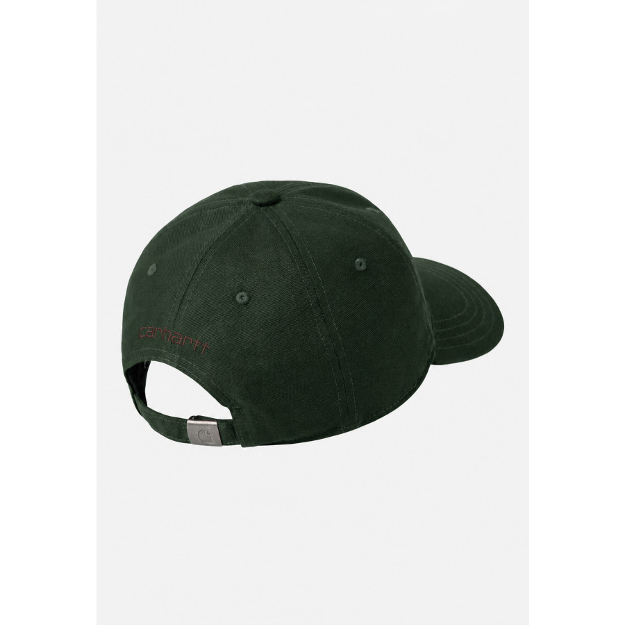 Carhartt WIP Canvas Script Cap Dark Scarab / Palisander