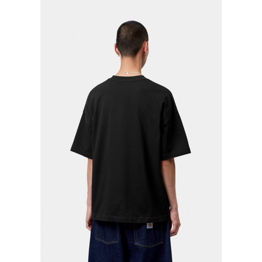 Carhartt WIP S/S Signature Script T-Shirt Black / White