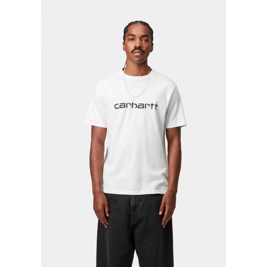 Carhartt WIP S/S Script T-Shirt White / Black