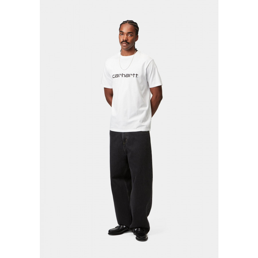 Carhartt WIP S/S Script T-Shirt White / Black