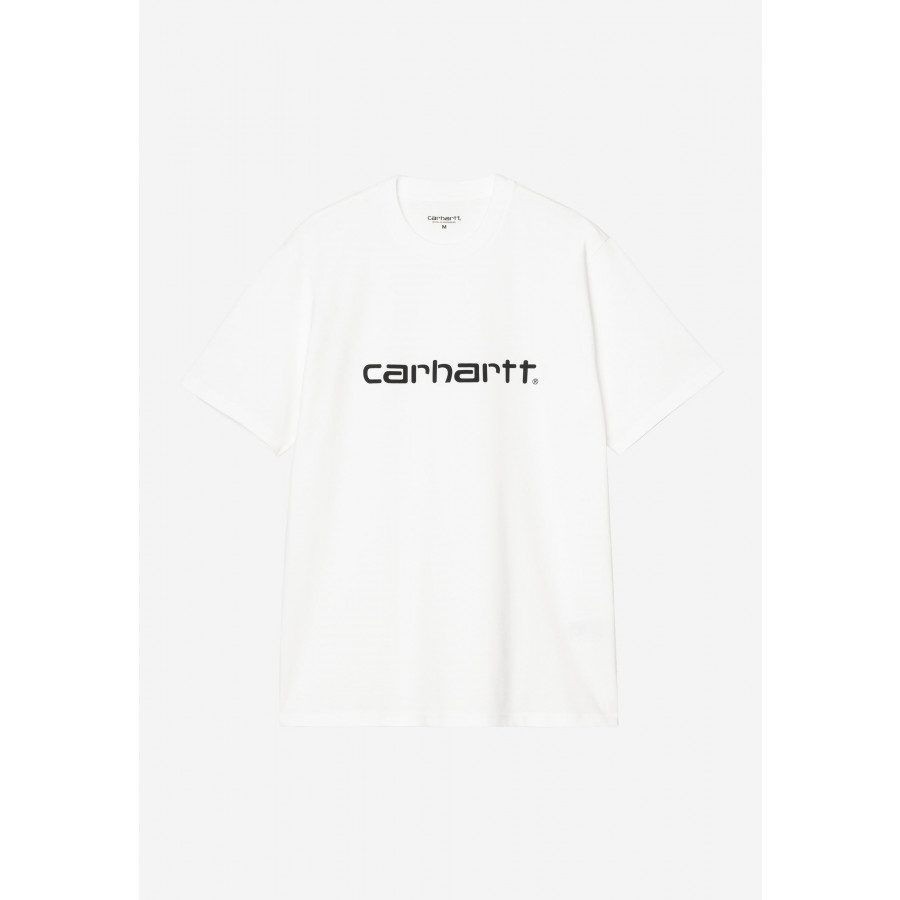 Carhartt WIP S/S Script T-Shirt White / Black
