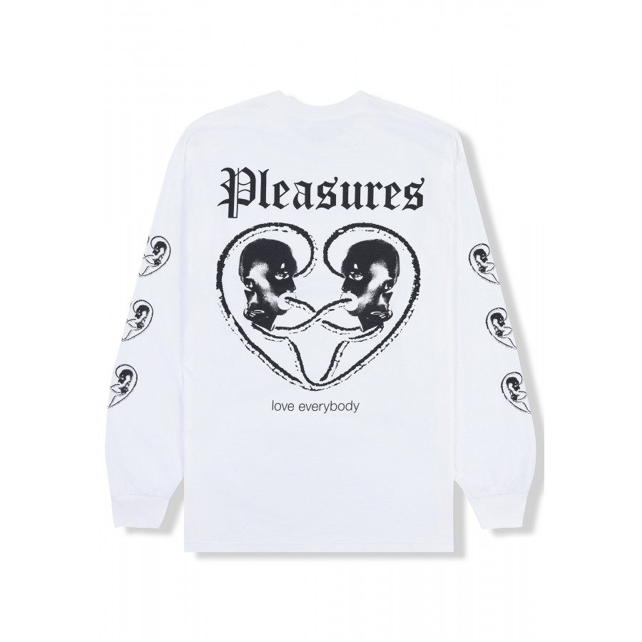 Pleasures Connected Long Sleeve T-Shirt White