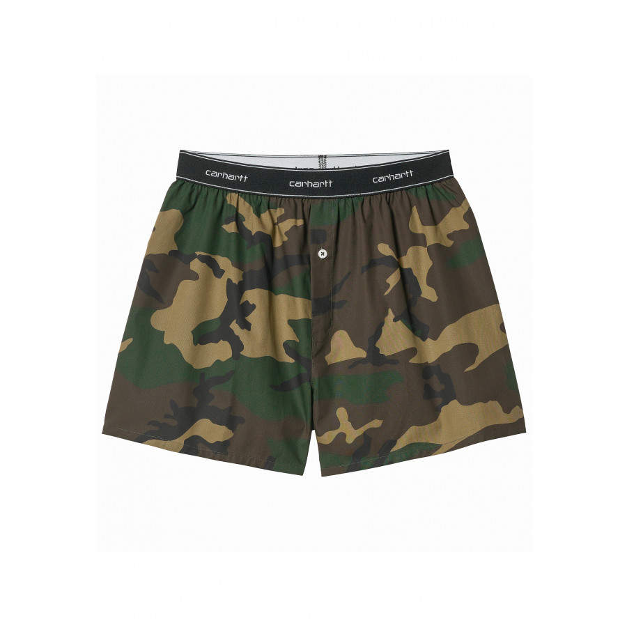 Carhartt WIP Cotton Script Boxers Camo Laurel
