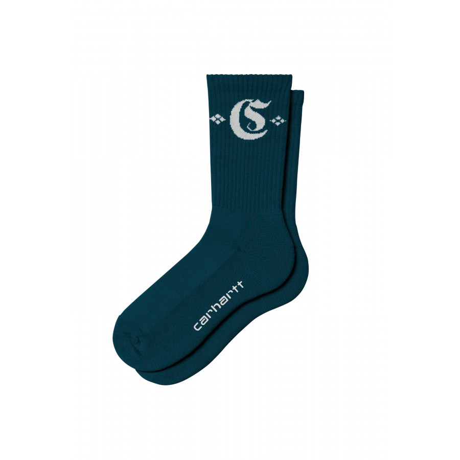 Carhartt WIP Greatest Hits Socks Deep Lagoon