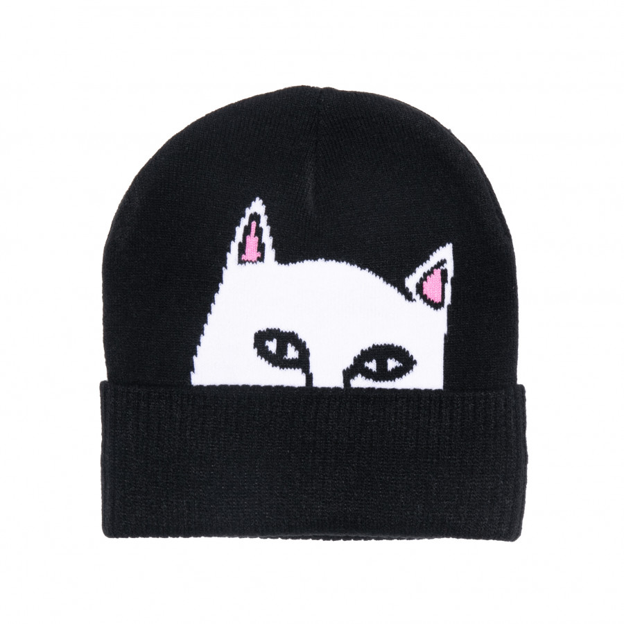 Czapka zimowa RipNDip Peeking Nermal Beanie Black