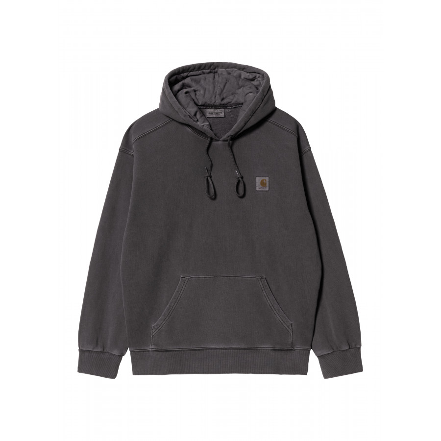 Carhartt WIP Hooded Nelson Sweat Charcoal