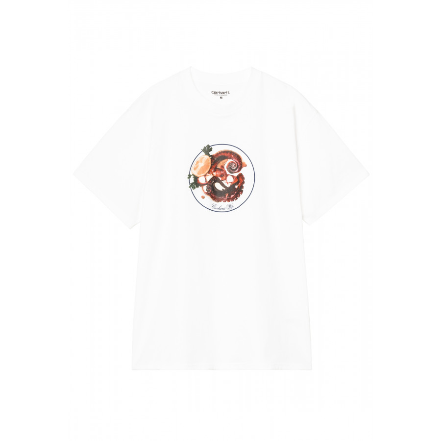 Carhartt WIP S/S Octopus T-Shirt White