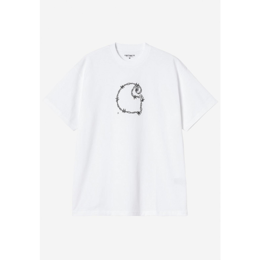 Carhartt WIP S/S Barbwire C T-Shirt White