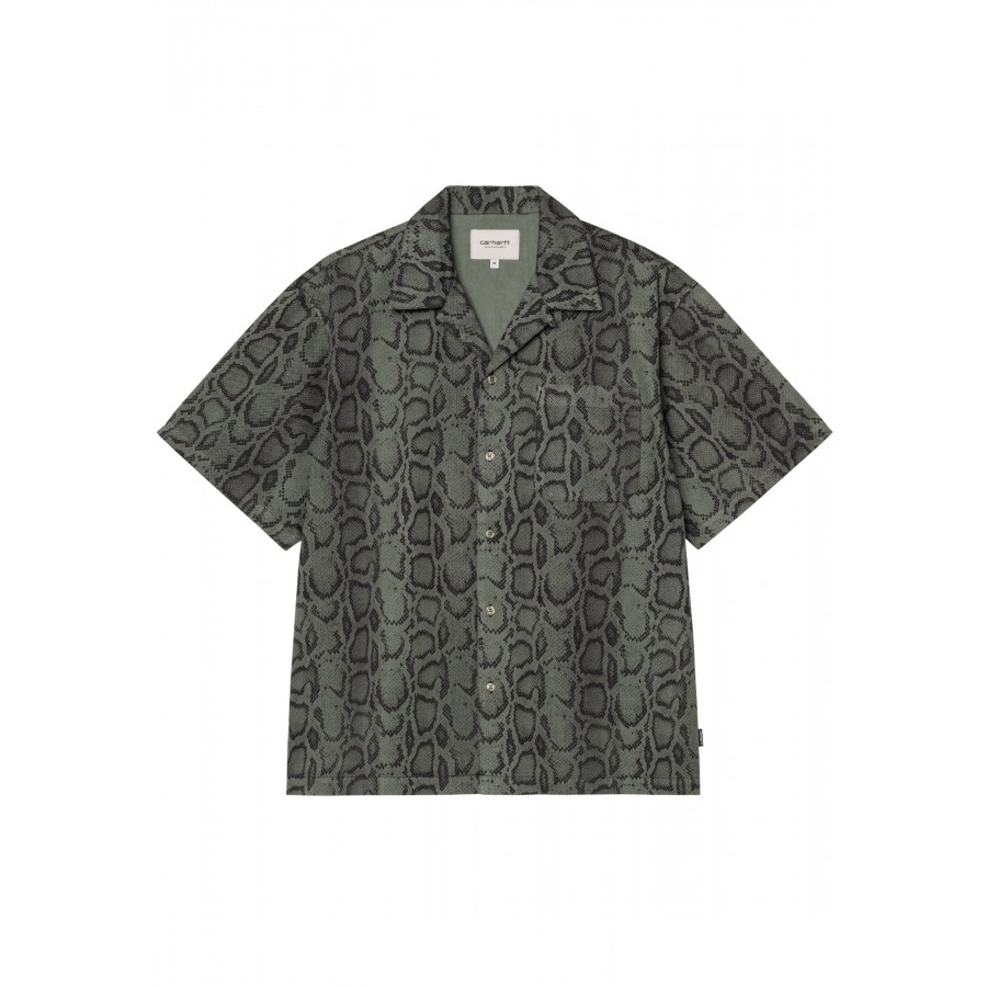Carhartt WIP S/S Snake Camo Shirt Leaf
