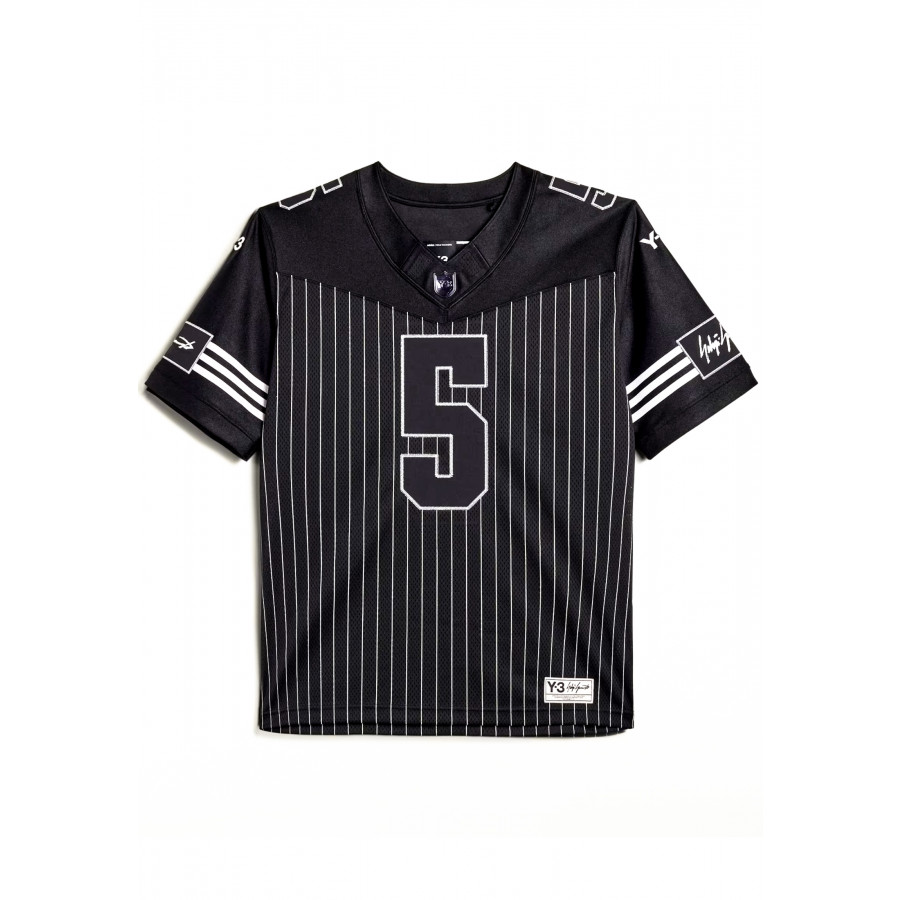 Yoshi Yamamoto Y-3 Garret Wilson American Football Jersey Black
