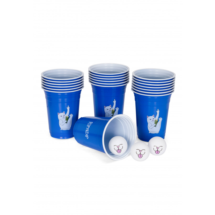 RipNDip Lord Nermal Beer Pong Set Blue