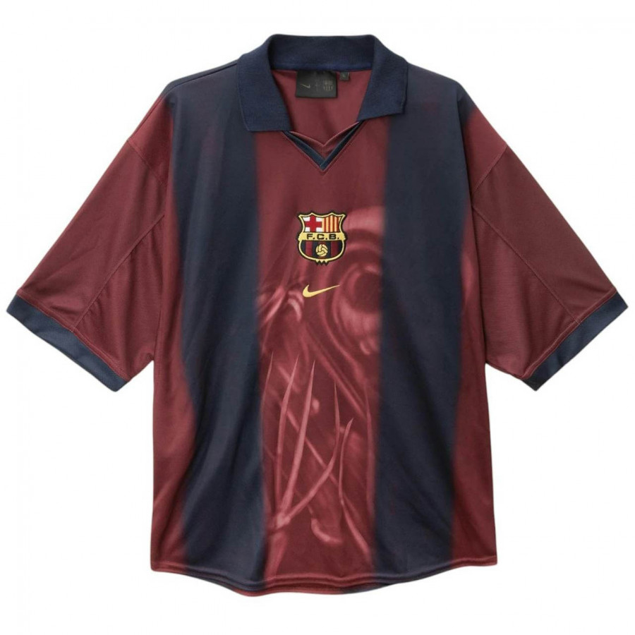 Travis Scott x Nike x FC Barcelona Retro 2000/01 Home Skeleton Jersey