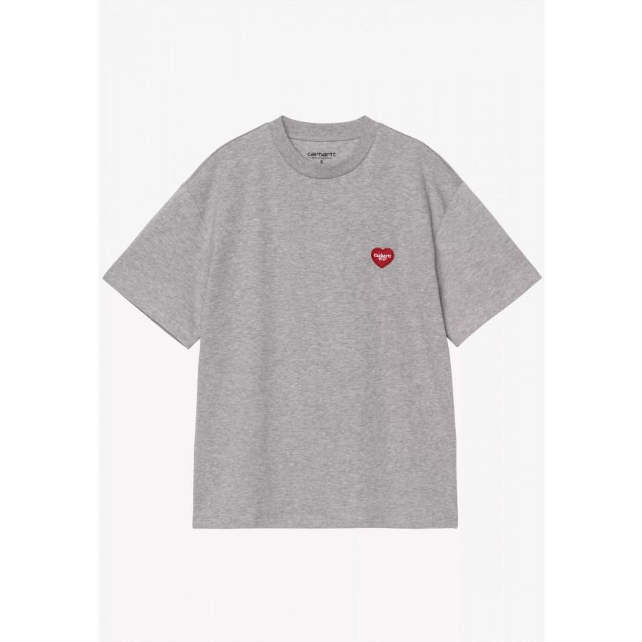 Carhartt WIP W' S/S Heart Patch T-Shirt Grey Heather