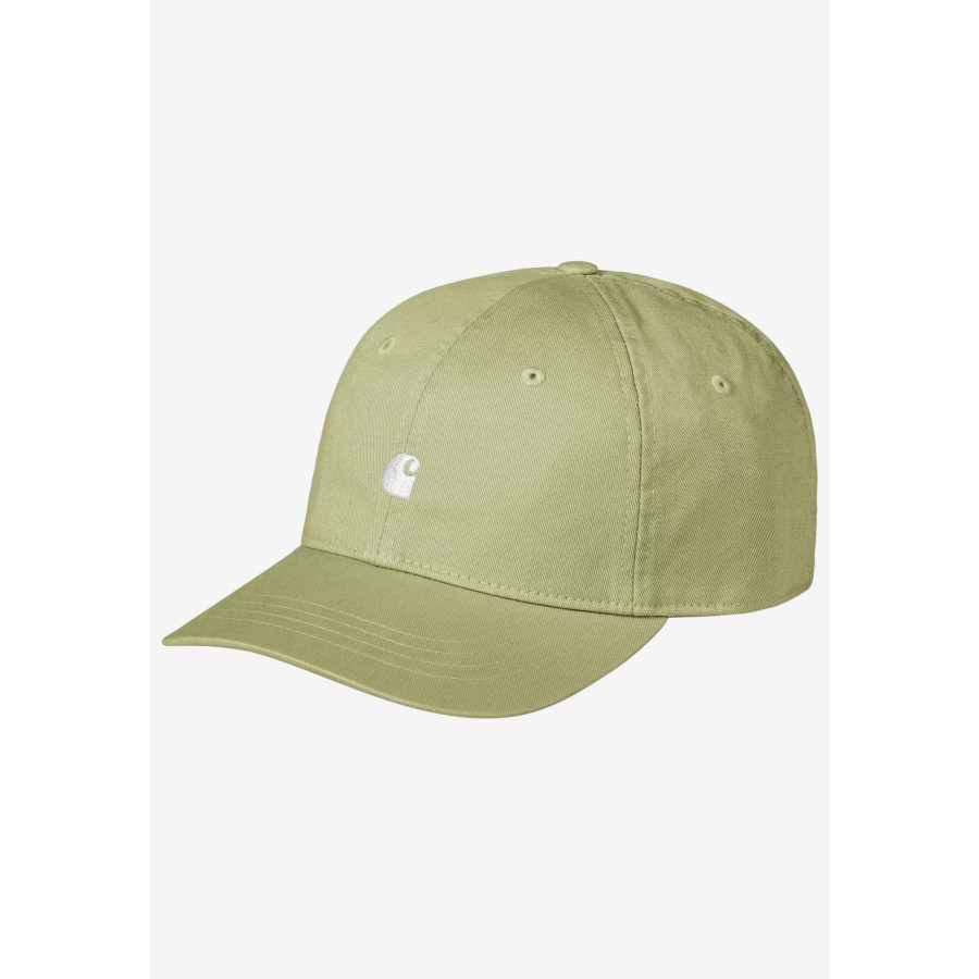 Carhartt WIP Madison Logo Cap Gentle Green / White