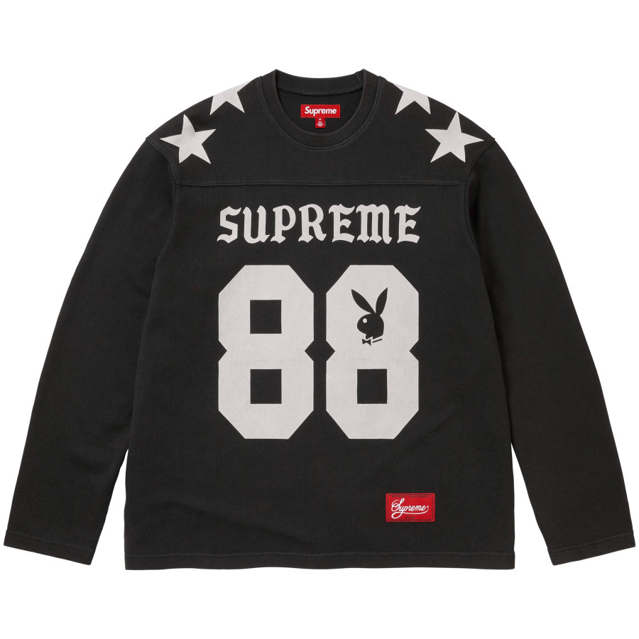 Supreme® x Playboy® L/S Football Top Black