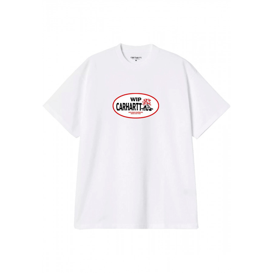 Carhartt WIP S/S Harlequin BBQ T-Shirt White