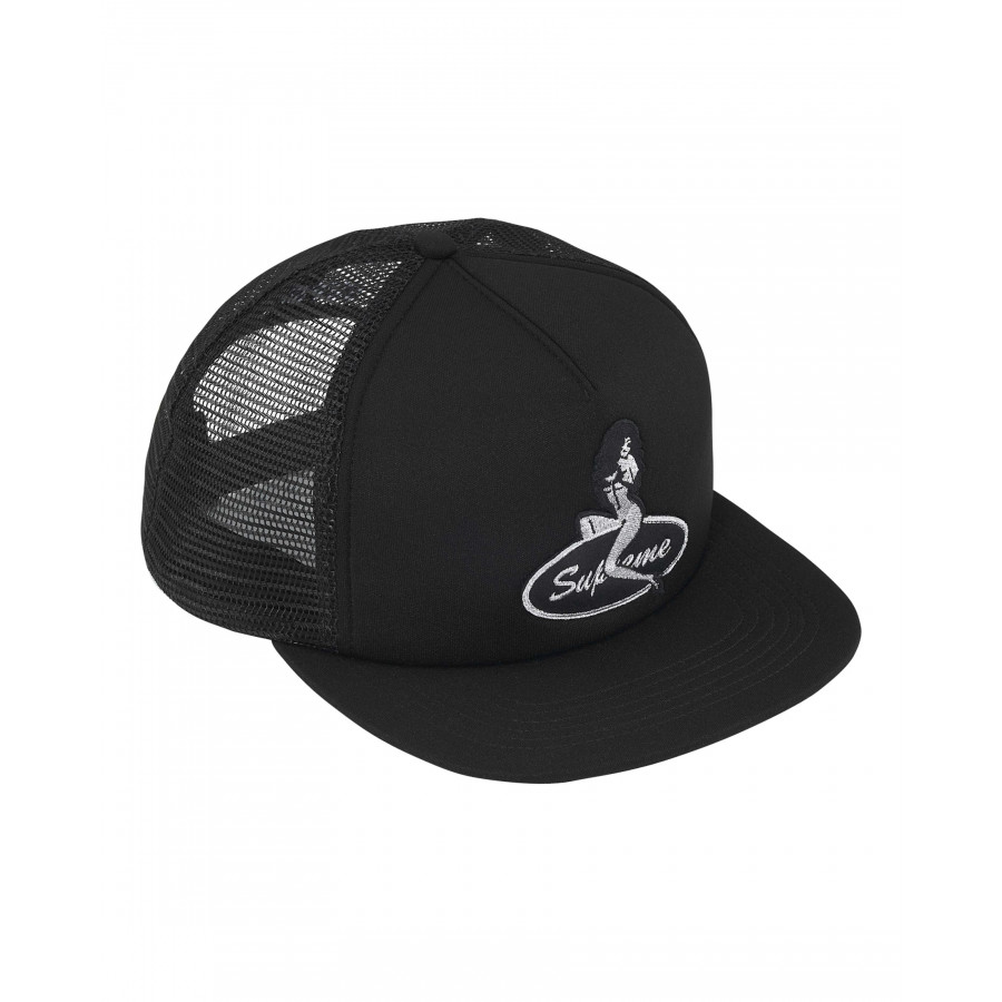 Supreme® x Pinup Mesh Back 5-Panel Black
