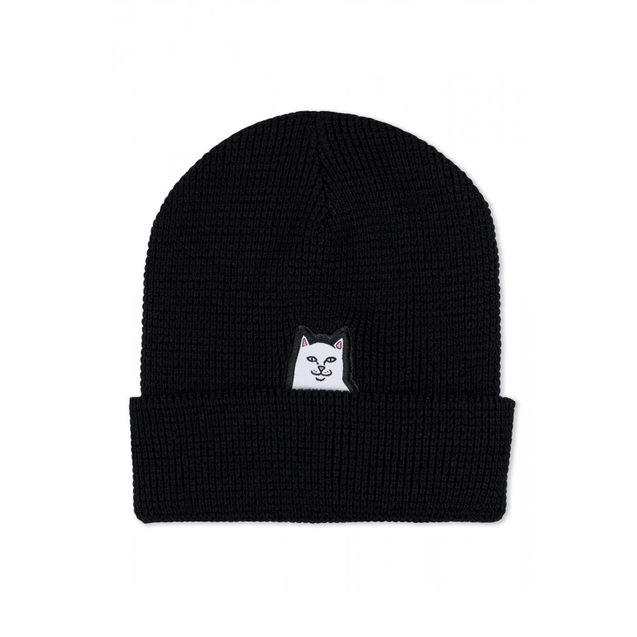 Czapka zimowa RipNDip Lord Nermal Beanie Black